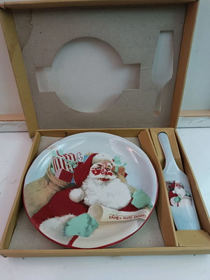 Christmas platter with spatula new