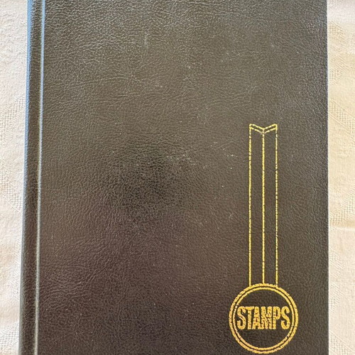 Stamp album collection about 615 stamps like new