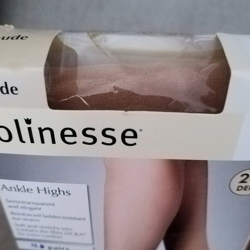 Ankle-high tights new, pack of 4 pairs, beige