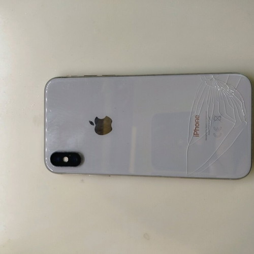 iPhone X used for parts or use, jailbroken, with charging cable