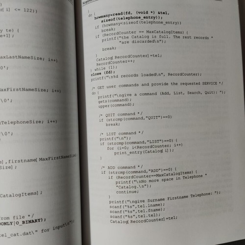 Programming Book C Language like new