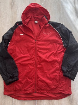 Nike Team 90s Αντιανεμικό Μπουφάν Ανδρικό Μέγεθος 2XL Μεταχειρισμένο Κόκκινο