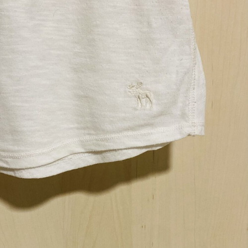 Abercrombie & Fitch sleeveless blouse like new, organic cotton, white