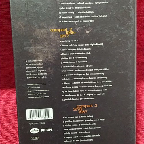 De Serge Gainsbourg A Gainsbarre 3 CD deluxe edition like new