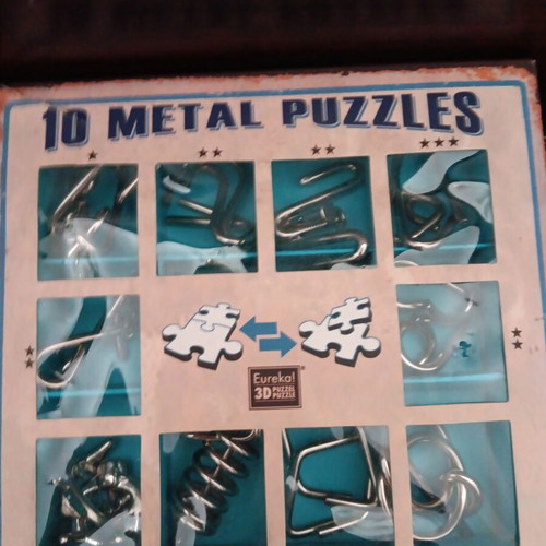 Metal Puzzles like new