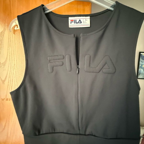 Fila women's sports shirt like new, black, size S