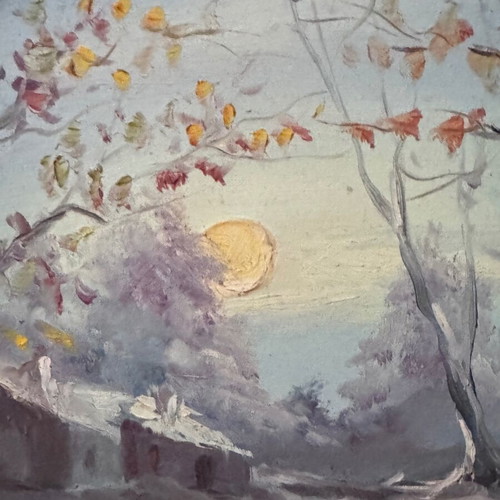 Winter Twilight painting like new