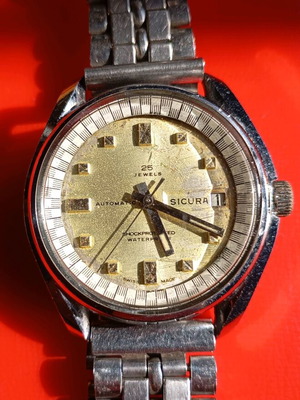 Vintage Sicura Αυτόματο Ρολόι Χειρός Μεταχειρισμένο 40mm