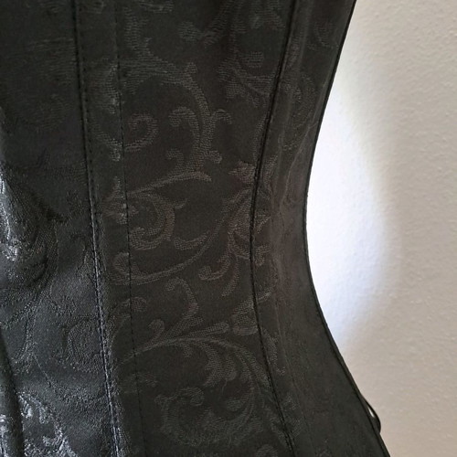 Punkrave corset size 28 new, black goth overbust