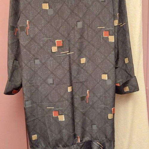 Women's dress with jacket medium like new, black and blue