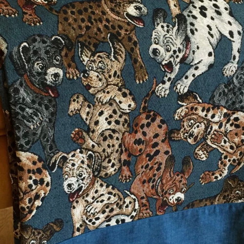 Decorative throw, with small Dalmatian puppies 160*140