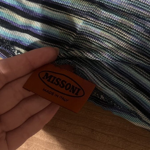 Missoni designer dress made in Italy, like new, fine knit