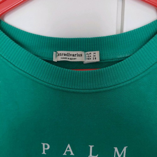 Stradivarius sweatshirt green Medium like new
