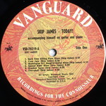 Skip James Today! LP used, blues