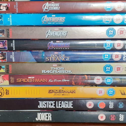 Marvel & DC DVD collection, English subtitles