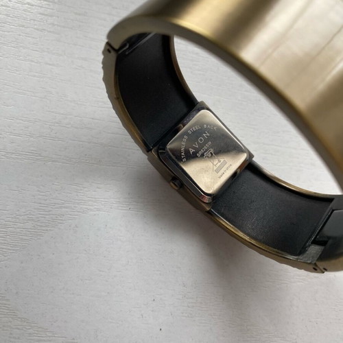 Avon wristwatch women's handcuff style used