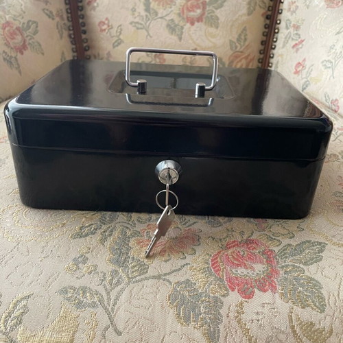 Metal coin box new, in excellent condition