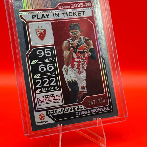 Euroleague Panini Contenders 25-26 Chima Moneke Play In Ticket new