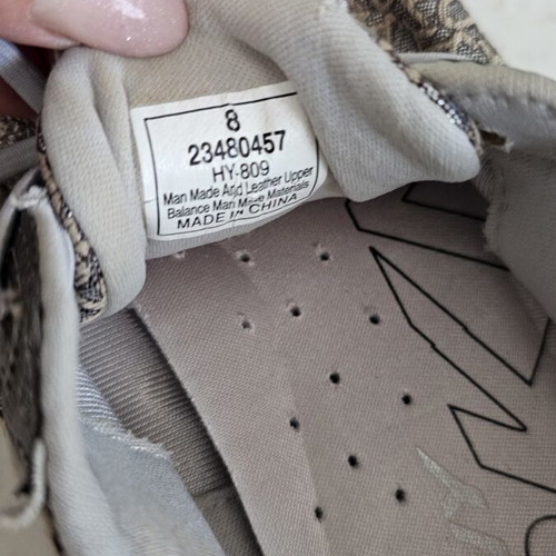 DKNY sneakers size 38 used, beige and silver fabric and leather
