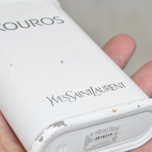 Yves Saint Laurent Kouros 100ml bottle used, empty collectible