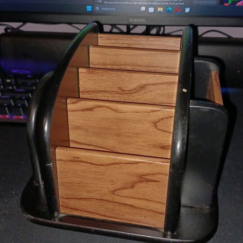 Vintage pencil holder like new, multifunction desk organizer