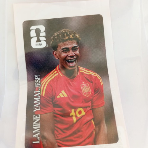 Lamine Yamal collectible sticker Coca-Cola Edition Panini FIFA World Cup 2026 new
