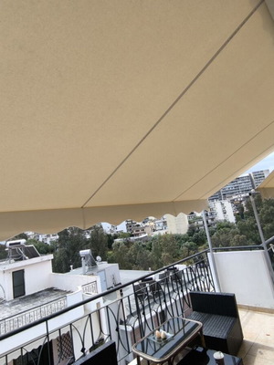 Τεντόπανο καινούριο εκρού κατόπιν παραγγελίας