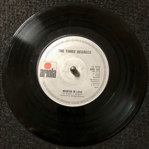 The Three Degrees Woman In Love vinyl 7" 45 RPM used, pop