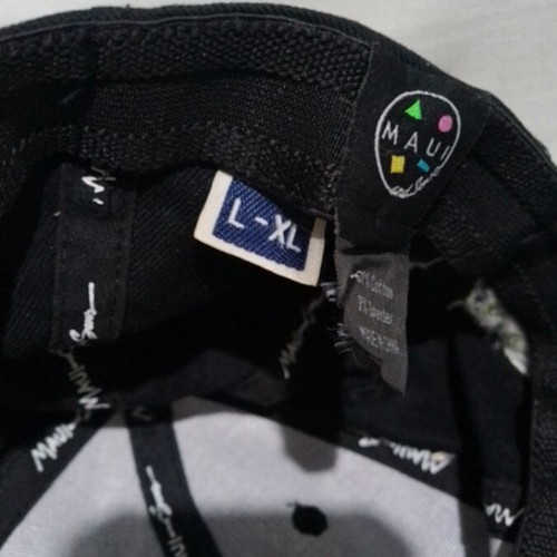 Maui & Sons cap like new, black, size L/XL
