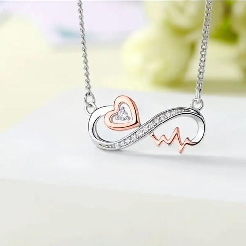 Minimal necklace new, stainless steel 316L silver