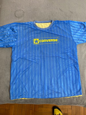Converse vintage 80s shirt XL used, blue reversible