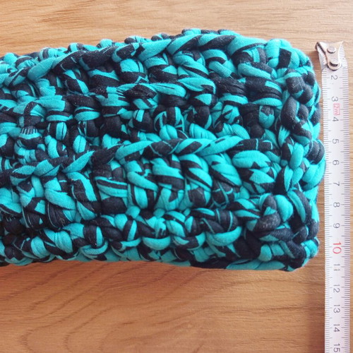 Handmade A-Cold-Wall Handbag new with lining, 19x10 cm