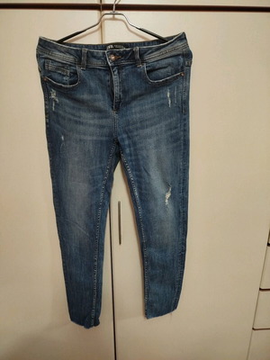 Women's Zara jeans used, blue