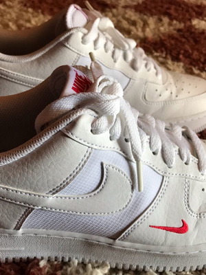 Nike Air Force sneakers new, size 43, white and red