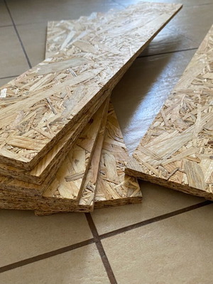 MDF surfaces new, pack of 7 pieces 60x10x10