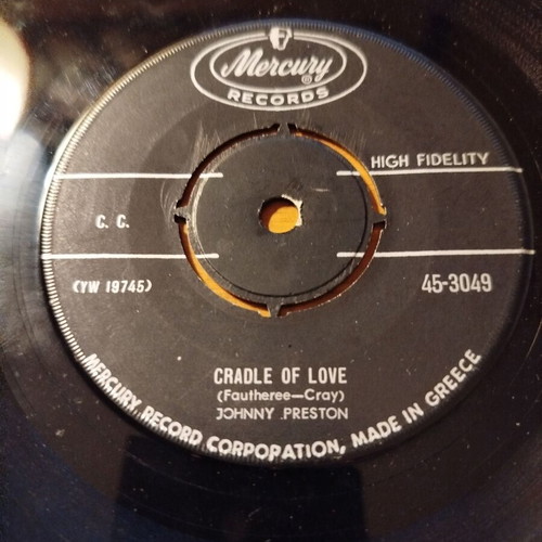 Johnny Preston 45' record used