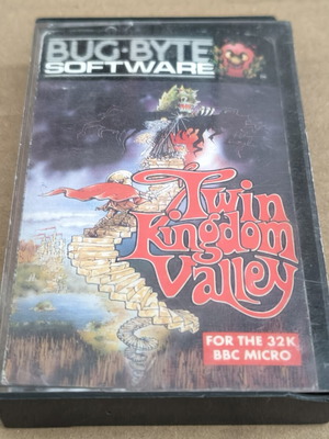 Twin Kingdom Valley BBC Micro cassette like new, complete in box