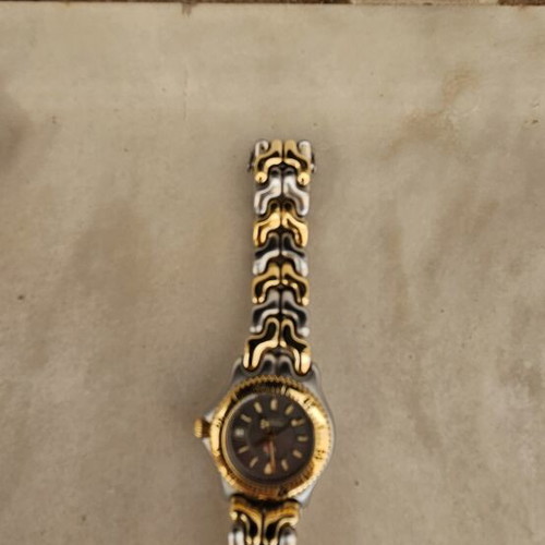 TAG Heuer women's wristwatch used, gray and gold