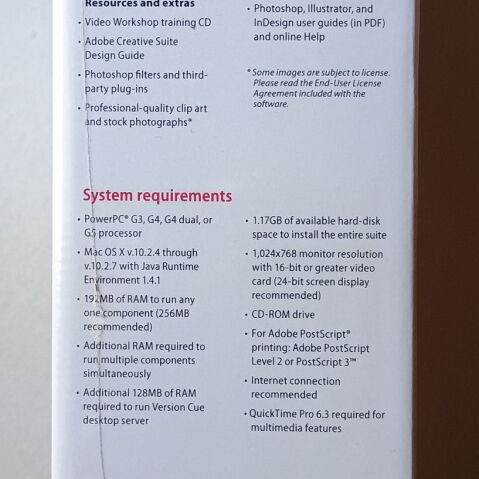 Adobe Photoshop Creative Suite Standard Edition καινούργιο