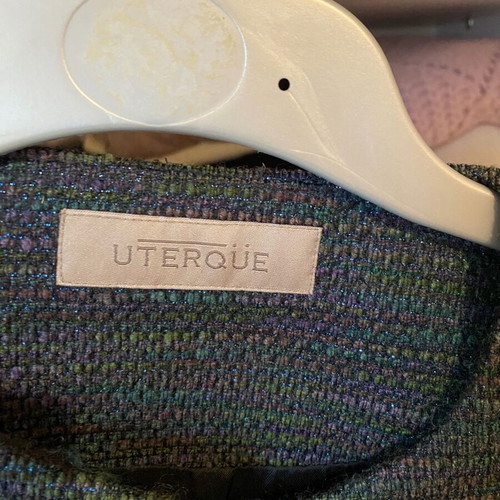 Uterque Blue Coat like new, size S