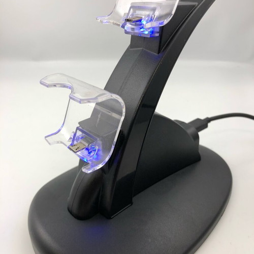 Refurbished Dual Charging Dock for PlayStation 4 Controllers with USB Cable