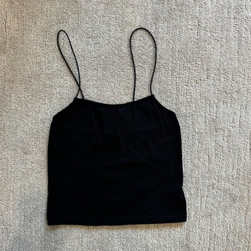 Zara crop top intact, black, sizes XS and S