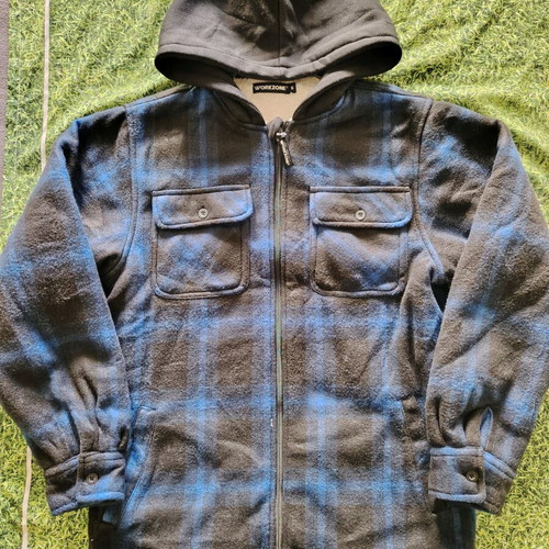 Workzone Hooded Winter Top S like new, blue