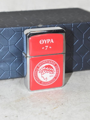 STAR-I lighter used with Olympiacos Gate 7 metal collectible