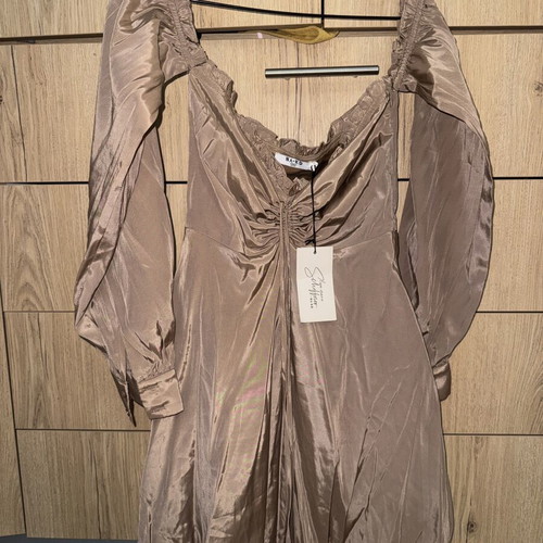 Naked summer dress new, brown, size S