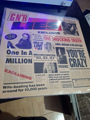 G N' R Lies Guns N' Roses 1988 vinyl
