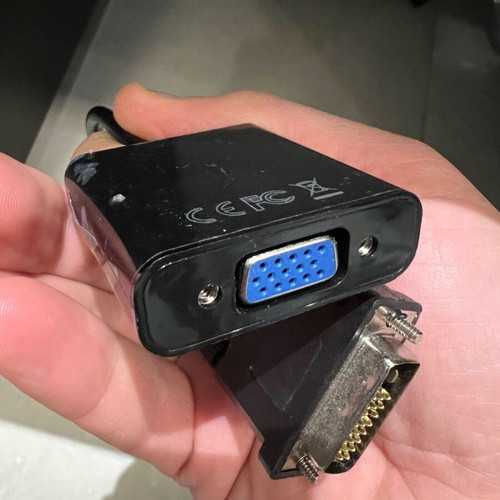 DVI to VGA adapter new