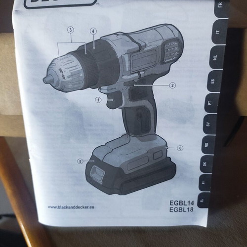 Black & Decker 18V Li-Ion Cordless Drill New