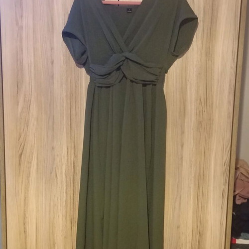 Shein women's dress new, olive color, size L