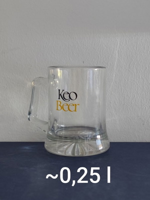 Keo Beer Glass like new, old edition R40